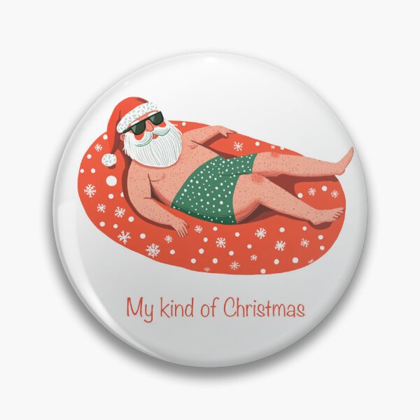 Item preview, Santa at the Beach - My kind of Christmas designed and sold by HappyCanva.