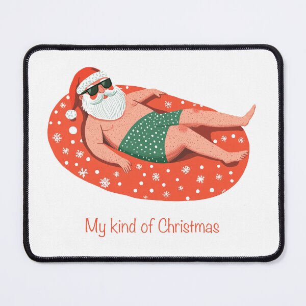 Item preview, Santa at the Beach - My kind of Christmas designed and sold by HappyCanva.