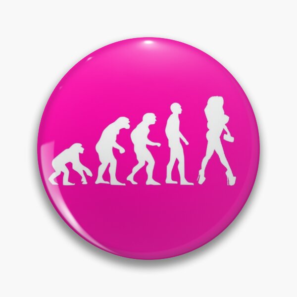 Item preview, Evolution Silhouette in Pink   designed and sold by faerievintage.