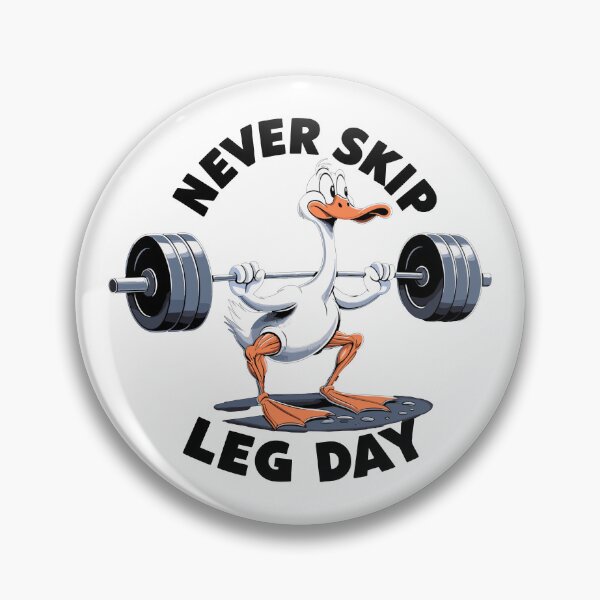 Item preview, Leg Day Goose Leg Training Funny Gym Gift designed and sold by Pineapple-Tree.