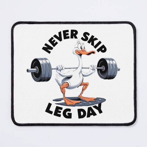 Item preview, Leg Day Goose Leg Training Funny Gym Gift designed and sold by Pineapple-Tree.