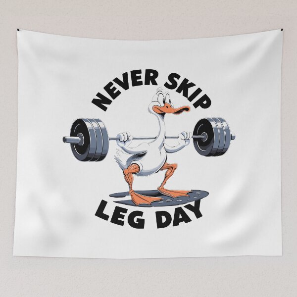 Item preview, Leg Day Goose Leg Training Funny Gym Gift designed and sold by Pineapple-Tree.