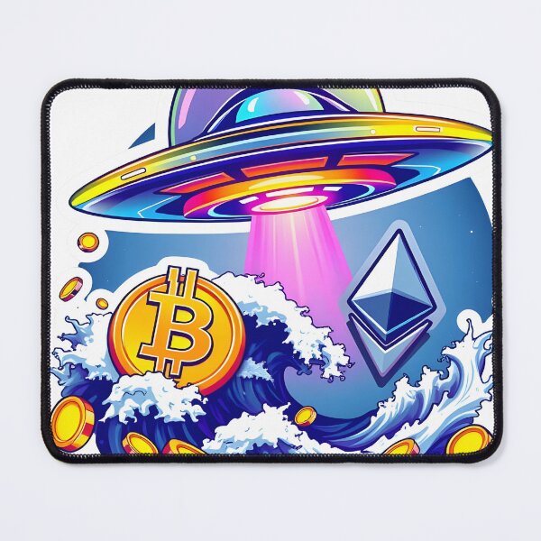 Item preview, Alien Ovni and The Crypto Currency Invasion - AOTCI designed and sold by webjmf.