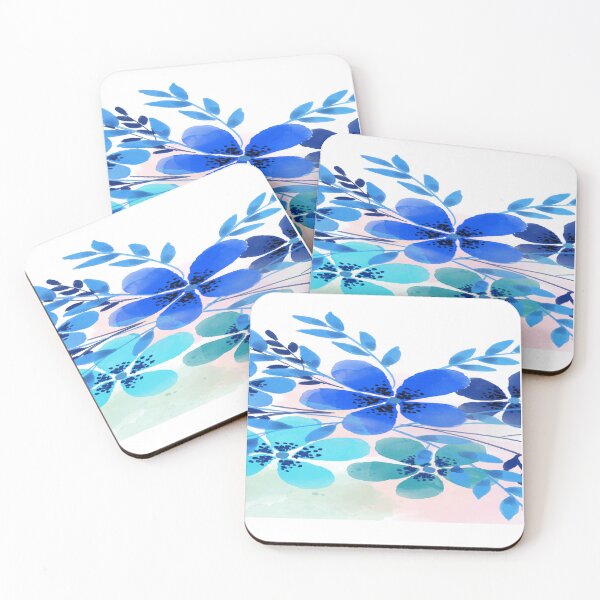 Item preview, Blue Flowers  designed and sold by iLamshop.