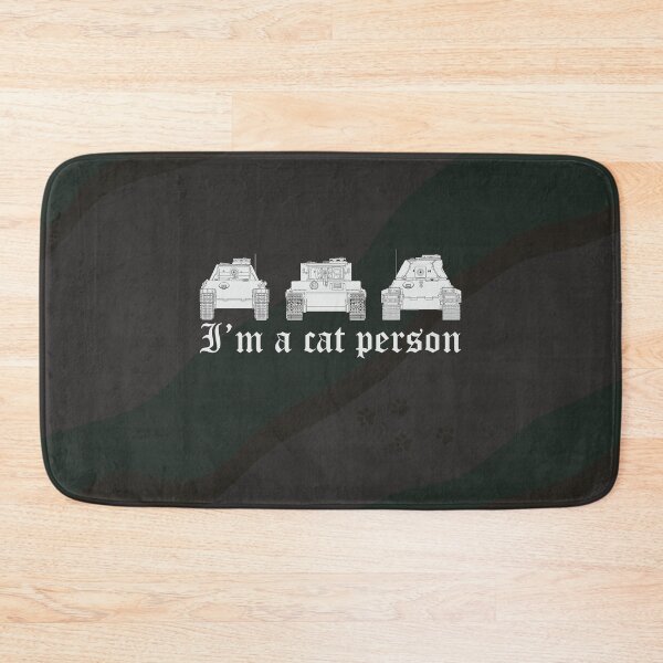 Item preview, I'm a Cat Person - German Tanks Art designed and sold by FAawRay.