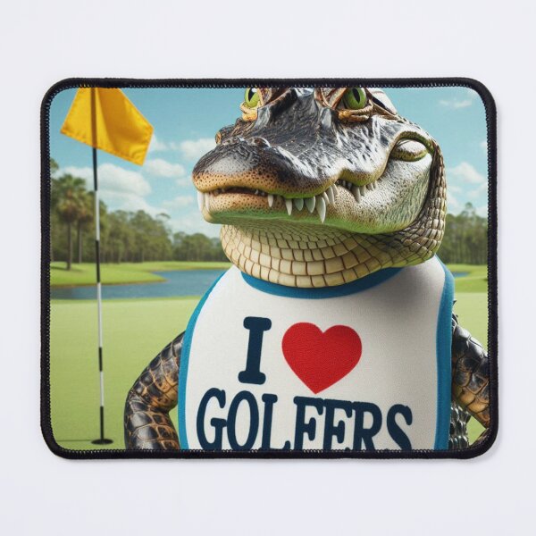 Item preview, Gator I love Golfers bib designed and sold by Outlandishrob.