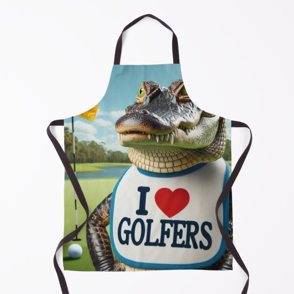 Item preview, Gator I love Golfers bib designed and sold by Outlandishrob.