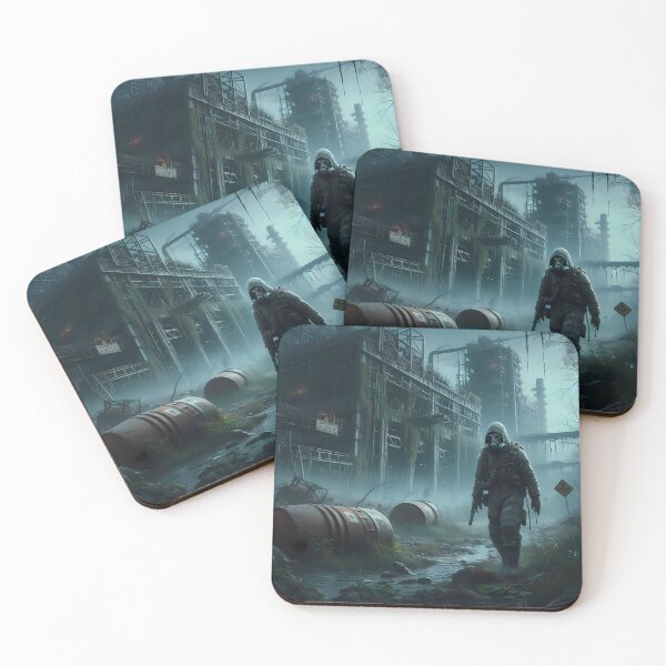 Item preview, Lone explorer in a post-apocalyptic world designed and sold by argenta75.