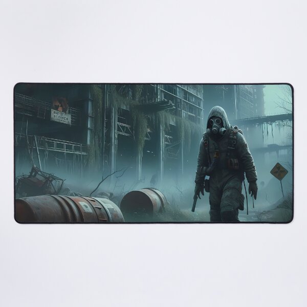 Item preview, Lone explorer in a post-apocalyptic world designed and sold by argenta75.