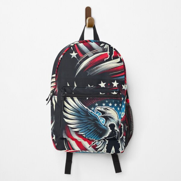 Item preview, Valor Patriótico: Águila, Bandera y Soldado designed and sold by Alta-store.