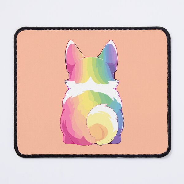 Item preview, Rainbow corgi's back designed and sold by etherElric.