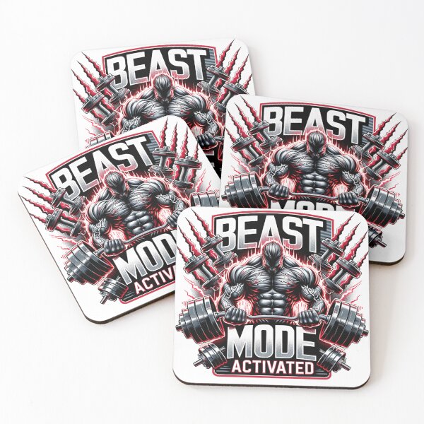 Item preview, Workout Warriors : Weightlifters and Gym Lovers Beast Mode Activated designed and sold by Eksama Design.