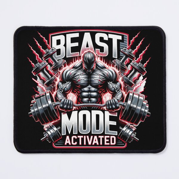 Item preview, Workout Warriors : Weightlifters and Gym Lovers Beast Mode Activated designed and sold by Eksama Design.