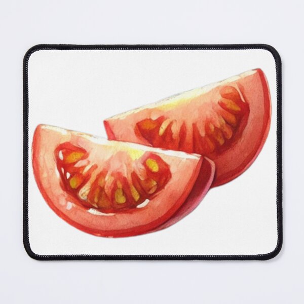 Item preview, Watercolor Juicy Tomato Slice Art designed and sold by Little Care Studio.