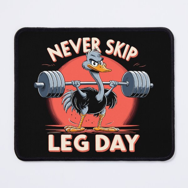 Item preview, Leg Day Ostrich Leg Training Funny Gym Gift designed and sold by Pineapple-Tree.
