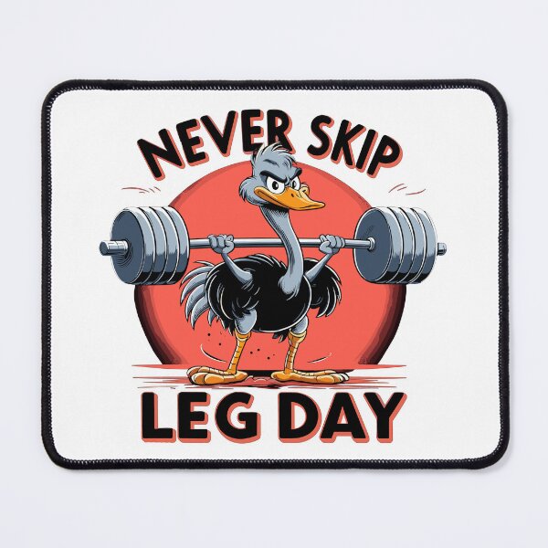 Item preview, Leg Day Ostrich Leg Training Funny Gym Gift designed and sold by Pineapple-Tree.