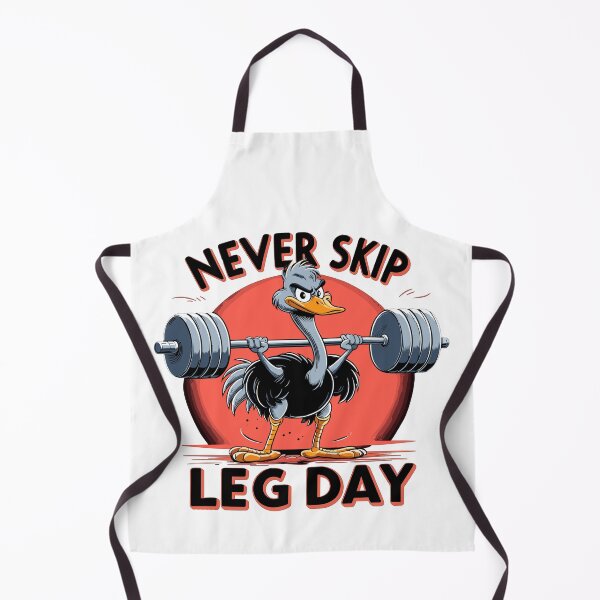 Item preview, Leg Day Ostrich Leg Training Funny Gym Gift designed and sold by Pineapple-Tree.