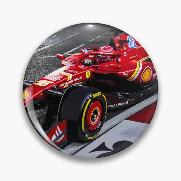 Item preview, Charles Leclerc racing on the streets of Las Vegas 2024 abstract designed and sold by Rodissimus1984.