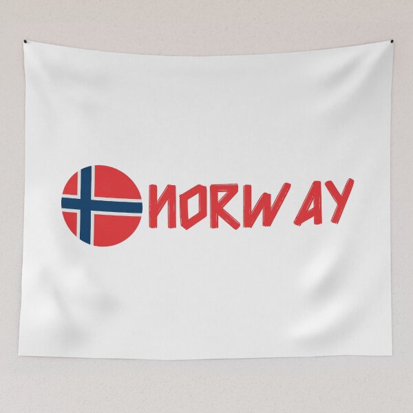 Item preview, Norway Flag designed and sold by jeshands.
