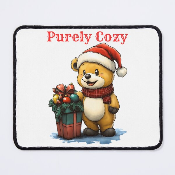 Item preview, Cozy Christmas Bear, Festive Gift Bear, Holiday Teddy Art, Winter Bear Illustration, Christmas Bear Design designed and sold by BukkyStory.