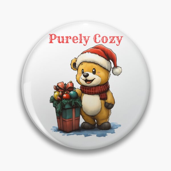 Item preview, Cozy Christmas Bear, Festive Gift Bear, Holiday Teddy Art, Winter Bear Illustration, Christmas Bear Design designed and sold by BukkyStory.
