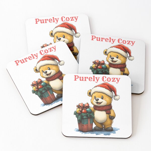 Item preview, Cozy Christmas Bear, Festive Gift Bear, Holiday Teddy Art, Winter Bear Illustration, Christmas Bear Design designed and sold by BukkyStory.