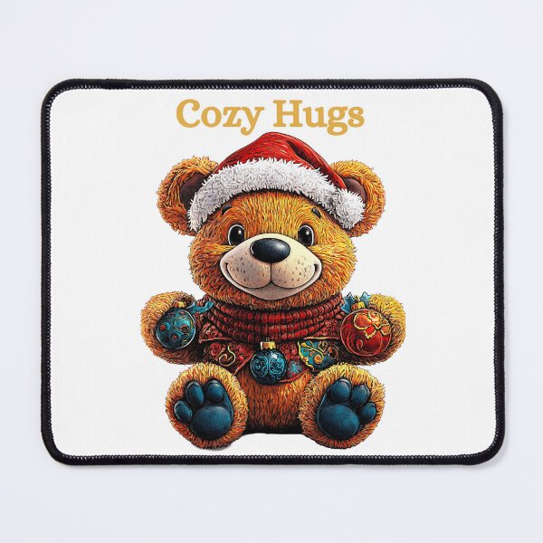Item preview, Cozy Teddy Bear, Festive Bear Art, Christmas Ornament Bear, Holiday Teddy Design, Winter Bear Illustration designed and sold by BukkyStory.