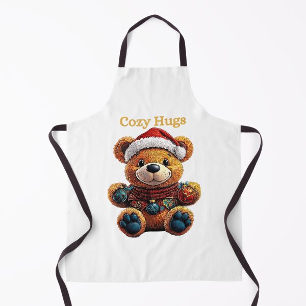 Item preview, Cozy Teddy Bear, Festive Bear Art, Christmas Ornament Bear, Holiday Teddy Design, Winter Bear Illustration designed and sold by BukkyStory.