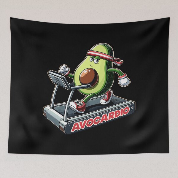 Item preview, Avocardio Cardio Avocado funny Gym Gift designed and sold by Pineapple-Tree.