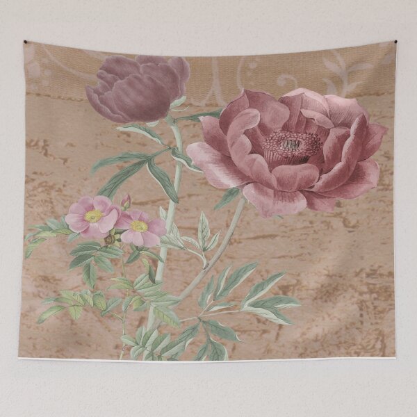 Item preview, bright flowers garden inspired art designed and sold by iLamshop.