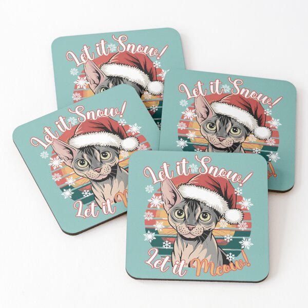 Item preview, Devon Rex Cozy Christmas: Let it Snow, Let it Meow! designed and sold by EwaVerse.