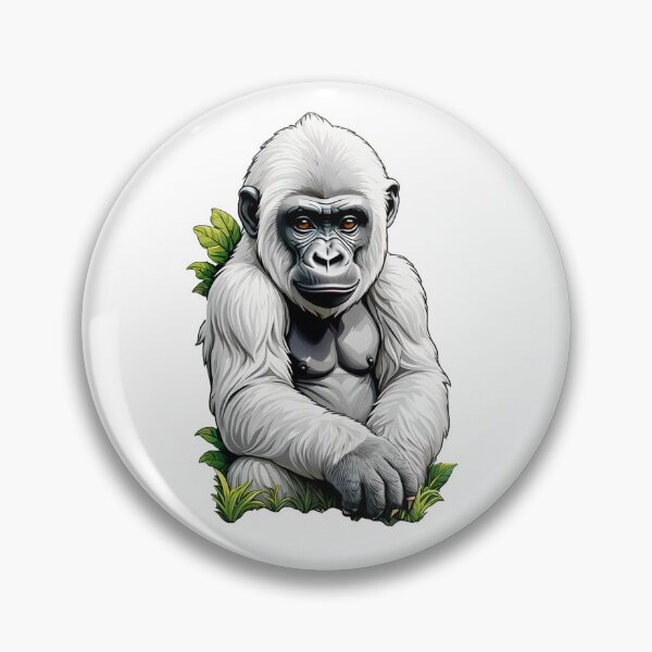 Item preview, A White Gorilla designed and sold by Bunmigraphics .