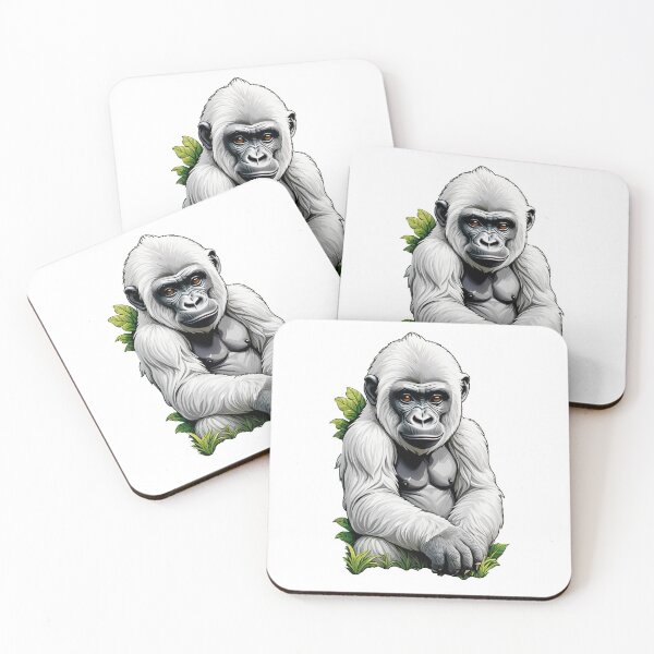 Item preview, A White Gorilla designed and sold by Bunmigraphics .