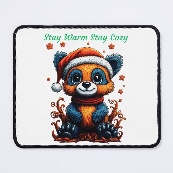 Item preview, Cozy Red Panda, Festive Winter Art, Christmas Panda Illustration, Holiday Animal Design, Warm and Cozy Panda designed and sold by BukkyStory.