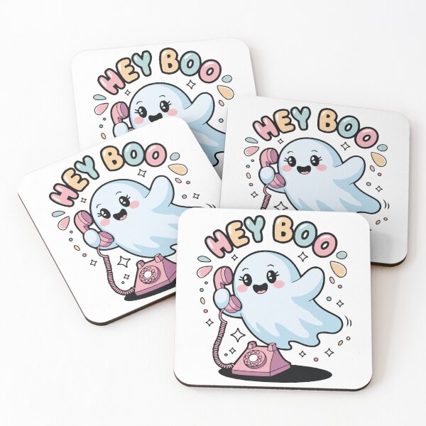 Item preview, Hey Boo Cute Ghost designed and sold by MonkaDesigns.