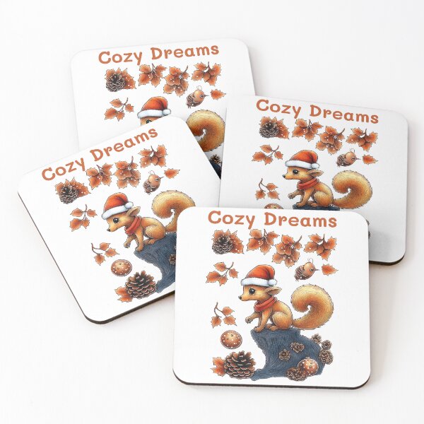 Item preview, Cozy Squirrel Art, Festive Woodland Scene, Winter Forest Illustration, Holiday Animal Design, Christmas Squirrel Decor designed and sold by BukkyStory.