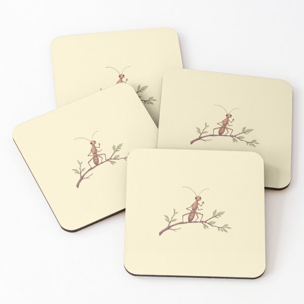 Item preview, Camouflaged Stick Insect Among the Twigs Comic Style designed and sold by ShroomForge.