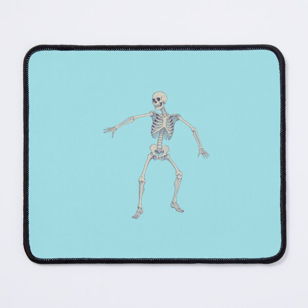 Item preview, Dancing Skeleton in Blue Comic Illustration designed and sold by ShroomForge.