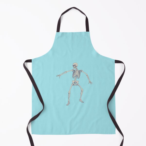 Item preview, Dancing Skeleton in Blue Comic Illustration designed and sold by ShroomForge.
