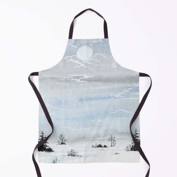 Item preview, The cold sun watercolour painting designed and sold by katherineblower.