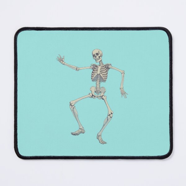 Item preview, Dancing Skeleton in Blue Comic Illustration designed and sold by ShroomForge.