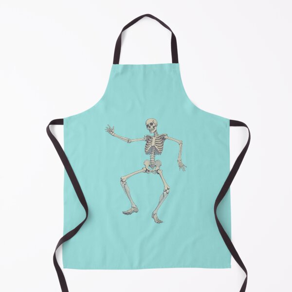 Item preview, Dancing Skeleton in Blue Comic Illustration designed and sold by ShroomForge.