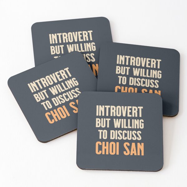 Artikelvorschau, ATEEZ ATINY introvertiert, aber bereit, Choi San Morcaworks zu diskutieren entworfen und verkauft von Morcawork.