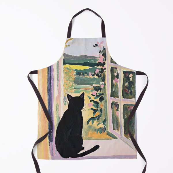 Artikelvorschau, Katze am Fenster, Matisse inspiriert entworfen und verkauft von ArtHouseNiklas.