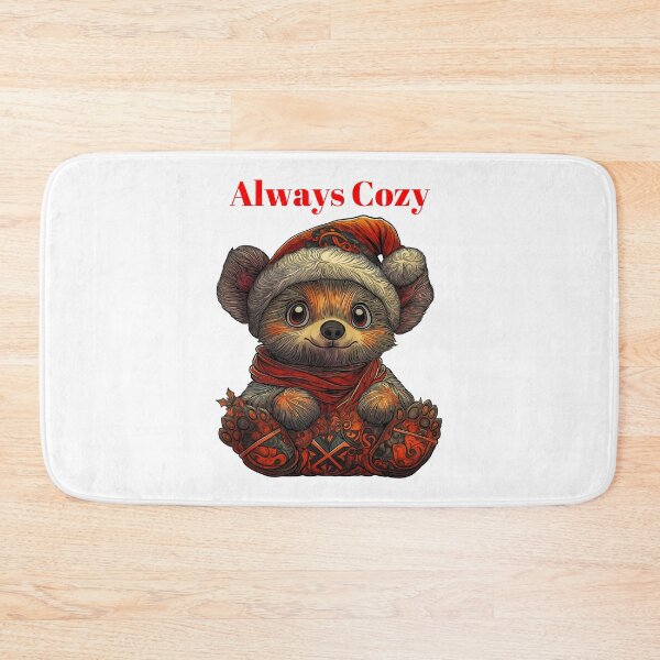 Item preview, Cozy Animal Art, Festive Winter Design, Christmas Creature Illustration, Holiday Cozy Style, Warm and Furry designed and sold by BukkyStory.
