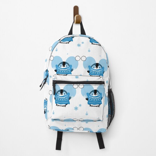 Artikelvorschau, Kleiner Pinguin mit übergroßer winterblauer Brille, einzigartig entworfen und verkauft von villacreativa.
