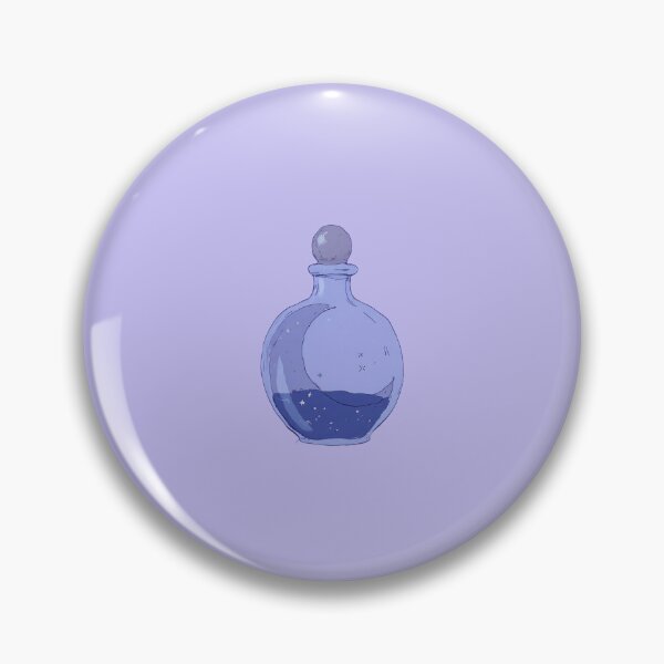 Item preview, Dreamy Crescent Moon Sleep Potion Illustration designed and sold by MadeByHaresShop.