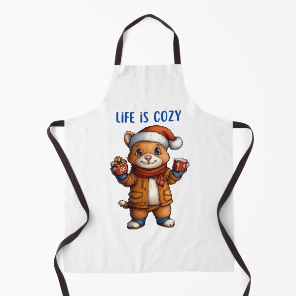 Item preview, Cozy Bear Design, Festive Mug Bear, Christmas Hot Cocoa Art, Holiday Bear Illustration, Winter Drink Bear designed and sold by BukkyStory.