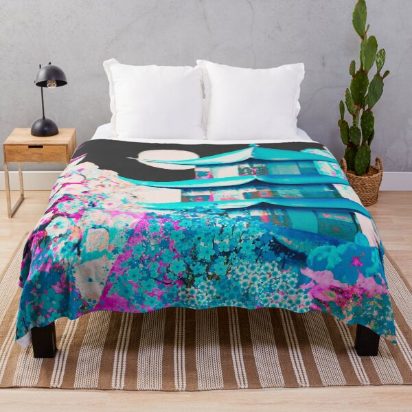 Item preview, The japanese castle in spring of blossom sakura flowers designed and sold by MerryCrown.