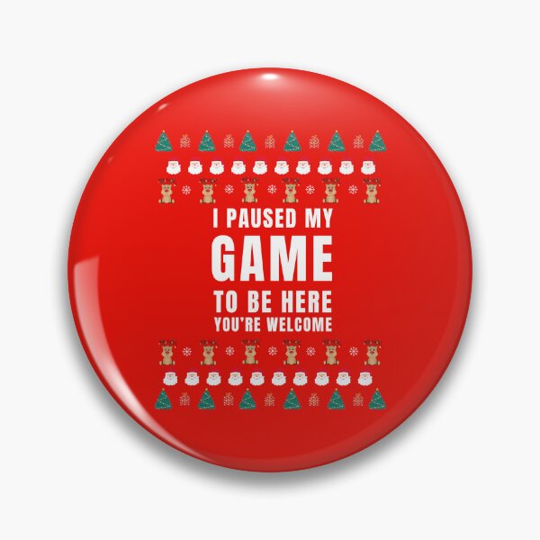 Artikelvorschau, Ich habe mein Spiel angehalten, um hier zu sein. Willkommen, T-Shirt, Weihnachtsgeschenk entworfen und verkauft von XBGdesign.